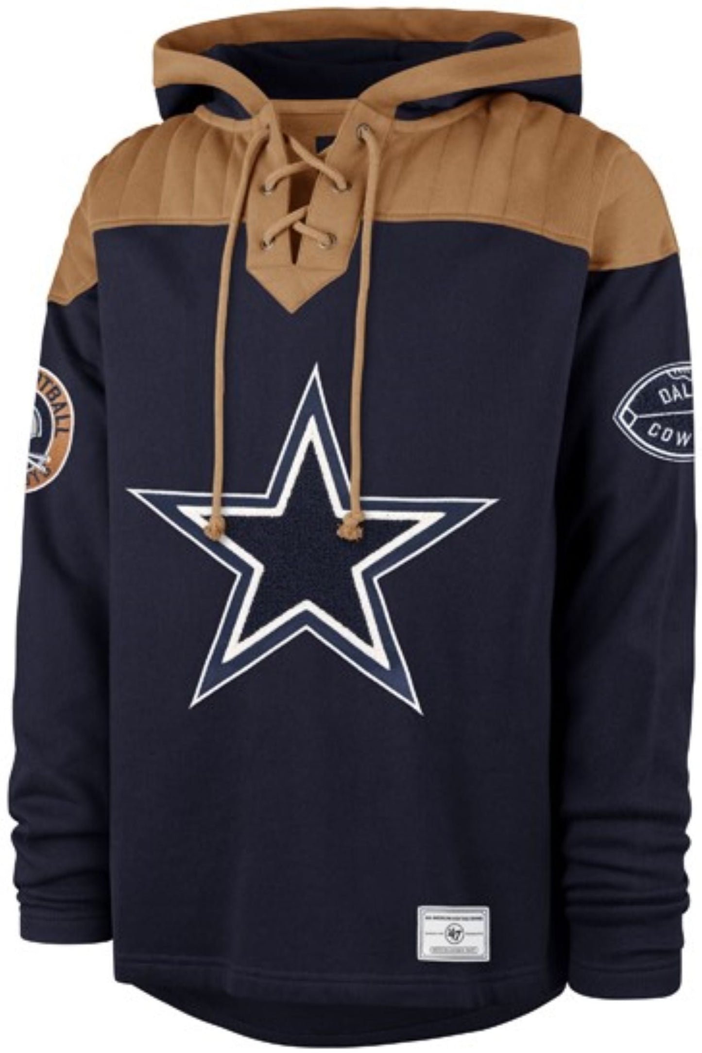 '47 NFL Dallas Cowboys Golden Age Wingback Lacer - Navy
