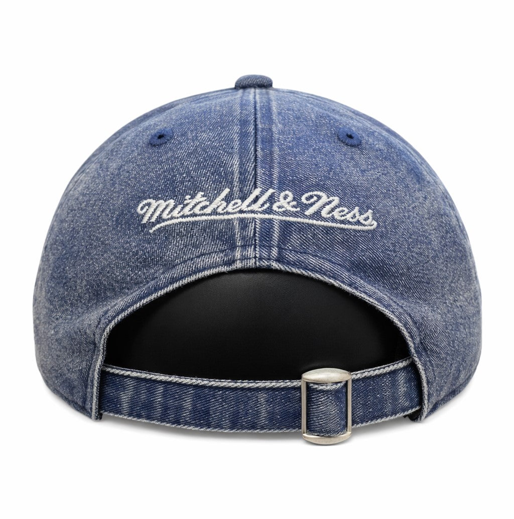 Mitchell & Ness NBA Toronto Raptors Vintage Denim 1904 Unstructued Adjustable Hat - Blue