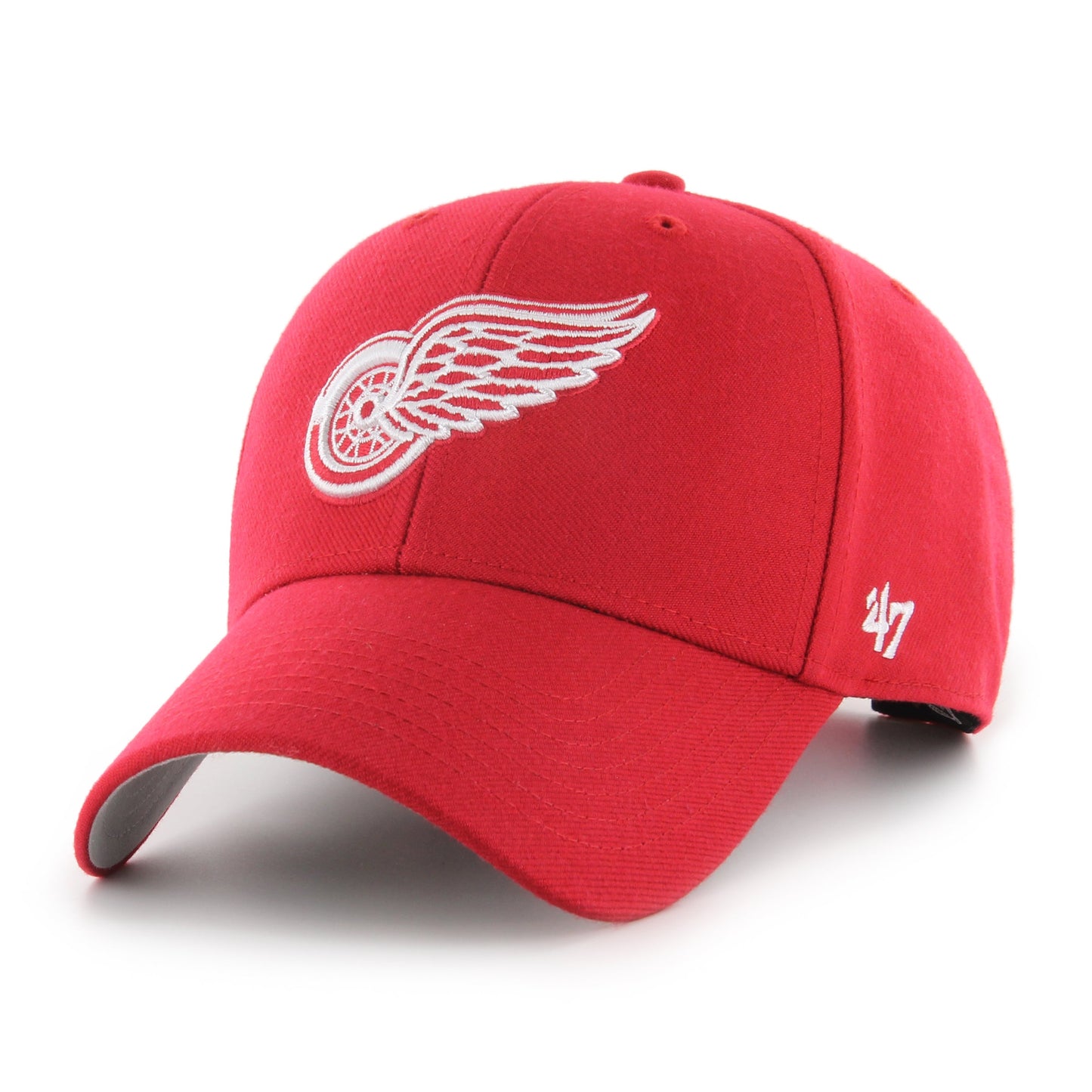 '47 MVP NHL Detroit Red Wings 1998 Stanley Cup Sidepatch Sure Shot Snapback Hat - Red
