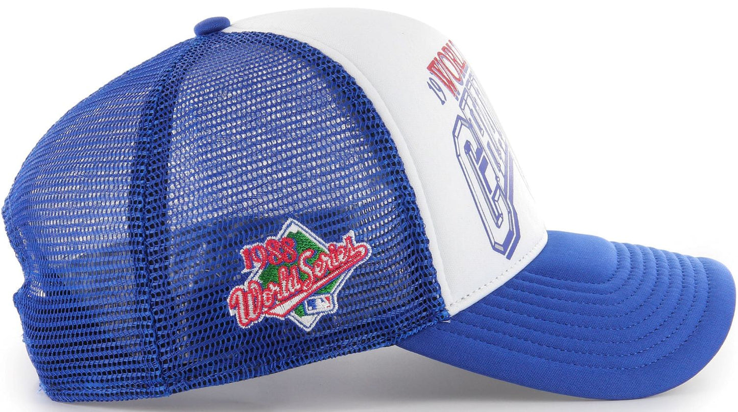 47 Offside MLB Los Angeles Dodgers Foam Champ World Series Snapback Hat - Blue
