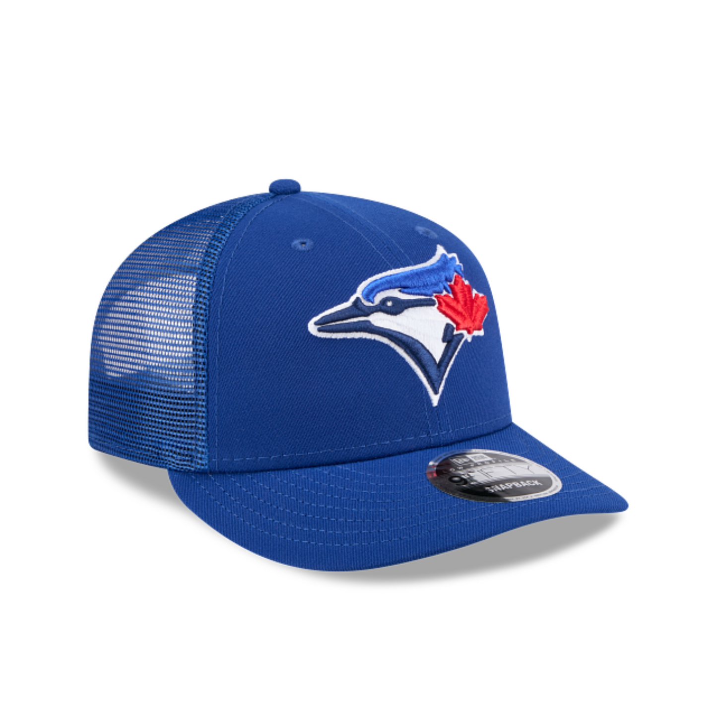 New Era 9Fifty MLB Toronto Blue Jays Low Profile Trucker Adjustable Snapback Hat - Royal Blue
