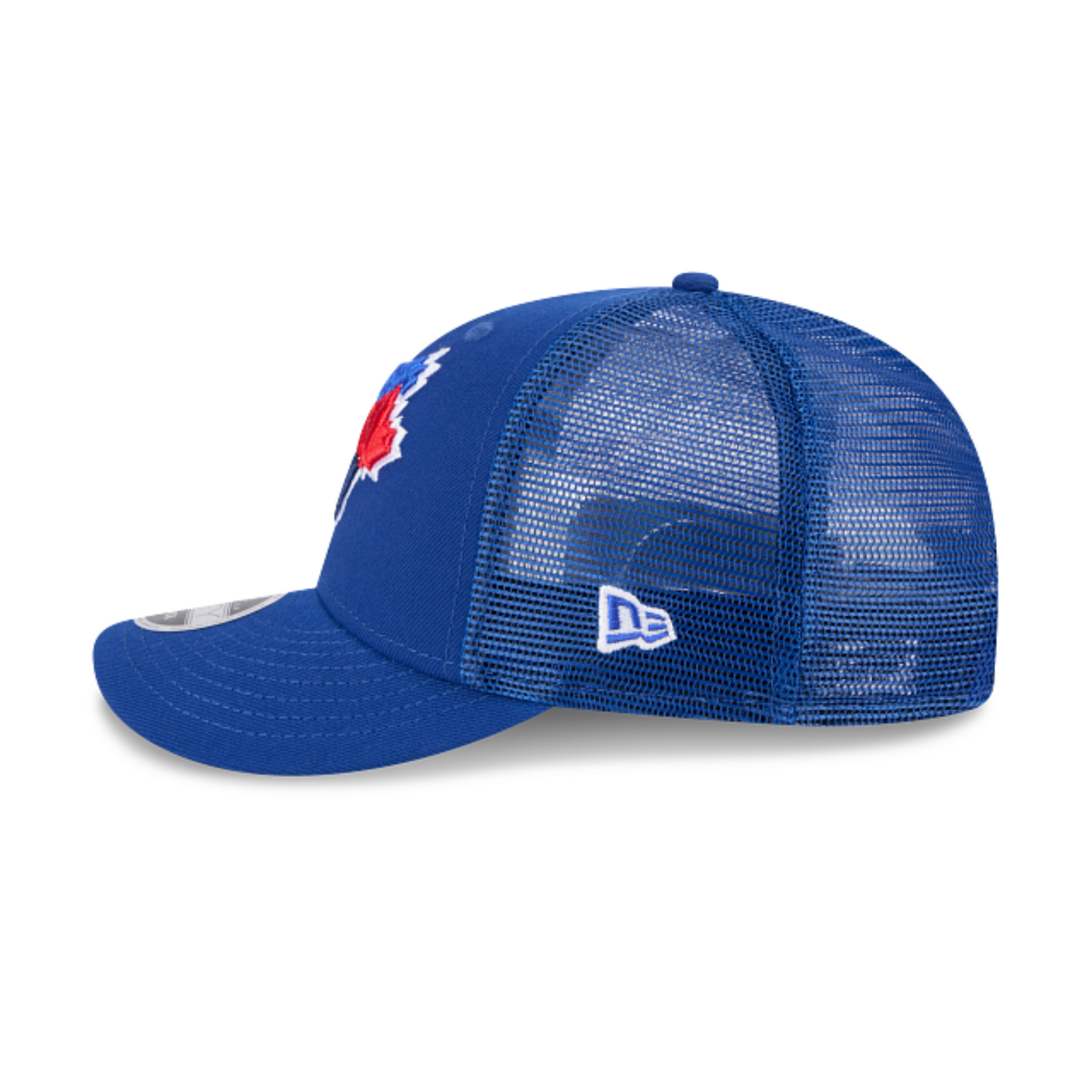 New Era 9Fifty MLB Toronto Blue Jays Low Profile Trucker Adjustable Snapback Hat - Royal Blue