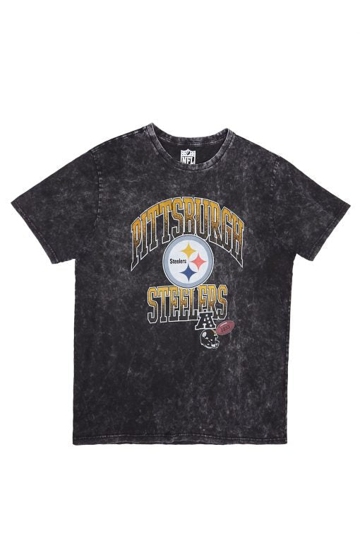 Pittsburgh Steelers Graphic Acid Wash Tee