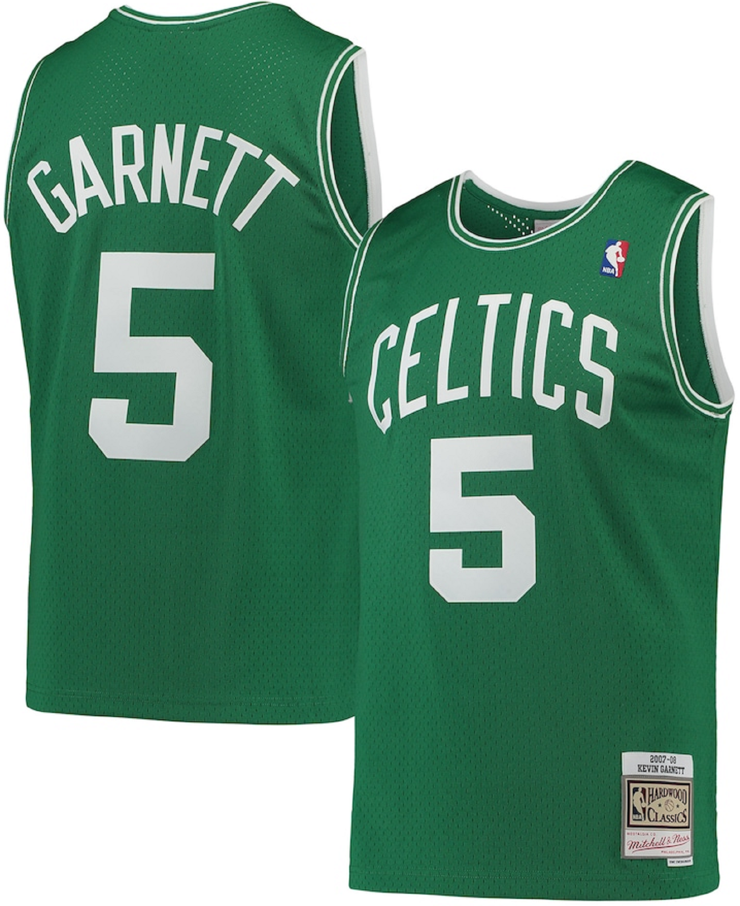 Men's Mitchell & Ness NBA Kevin Garnett Boston Celtics 2007/08 Hardwood Classics Swingman Jersey - Kelly Green