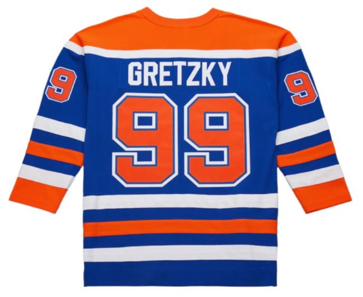 Mitchell & Ness NHL Edmonton Oilers Wayne Gretzky Vintage 1986-87 Power Play Jersey - Blue/Orange