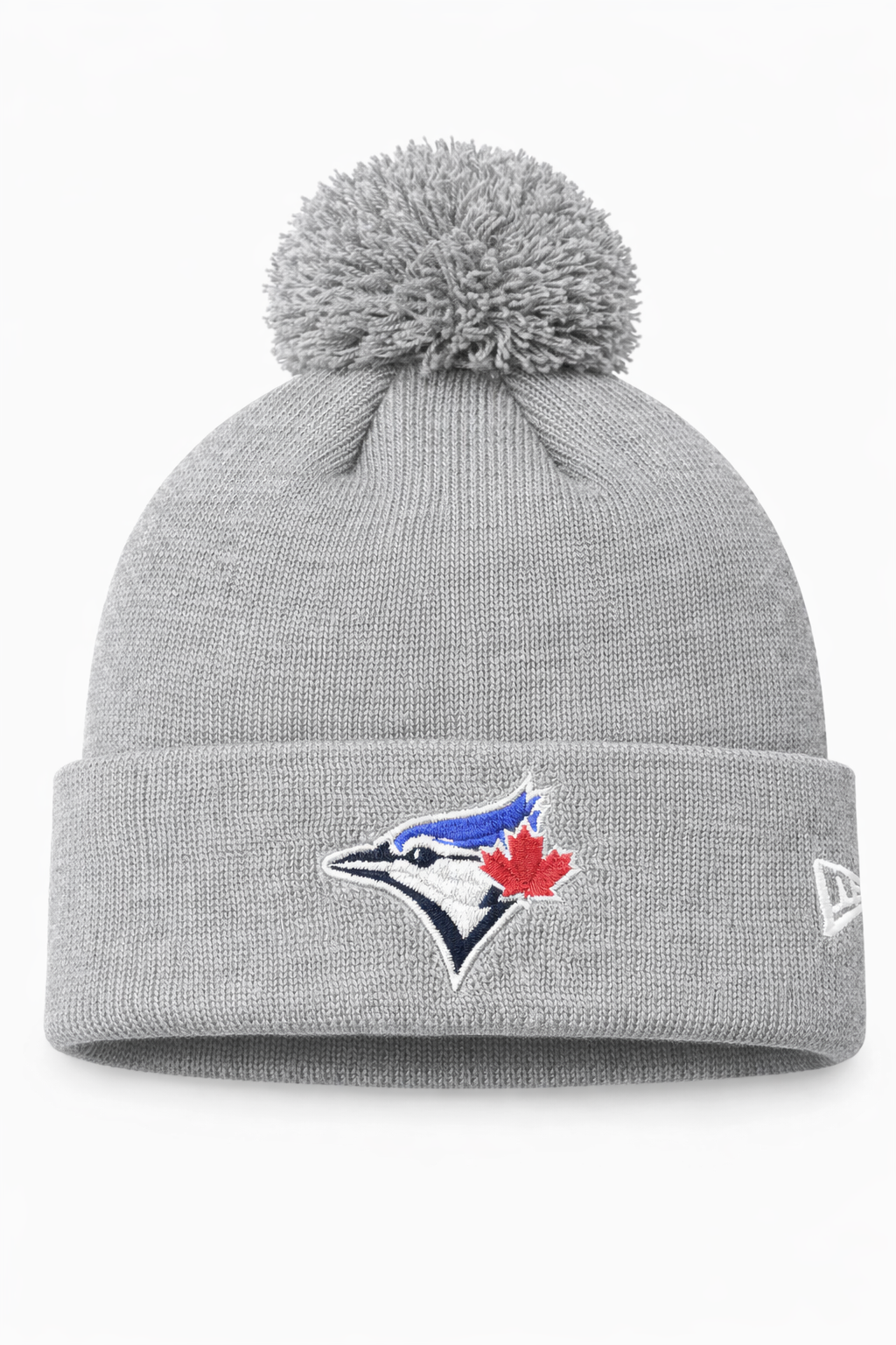 New Era MLB Toronto Blue Jays Cuffed Knit Beanie - Grey