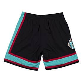 Memphis Grizzlies Mitchell & Ness 2001-02 Hardwood Classics Swingman Shorts - Black and Teal