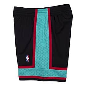 Memphis Grizzlies Mitchell & Ness 2001-02 Hardwood Classics Swingman Shorts - Black and Teal