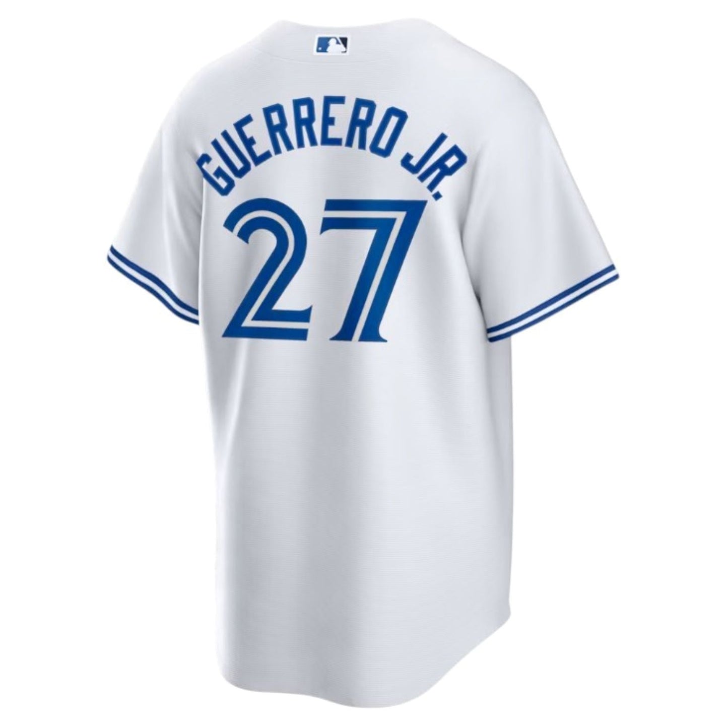 Nike MLB Toronto Blue Jays Vladimir Guerrero Jr. #27 Replica 2025 World Series Patch Jersey - White