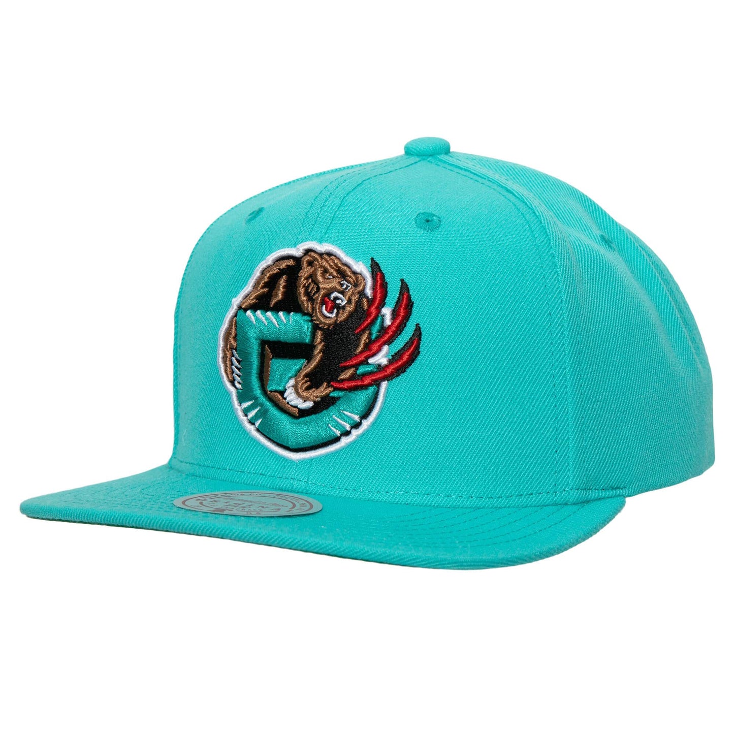 Men's Mitchell & Ness Turquoise Vancouver Grizzlies Hardwood Classics Team Ground 2.0 Snapback Hat