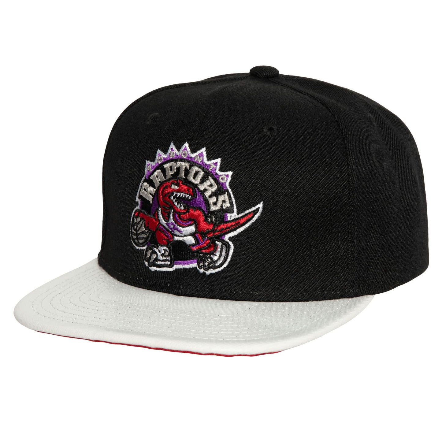 Toronto Raptors Mitchell & Ness Hardwood Classics SSBSTS Snapback Cap