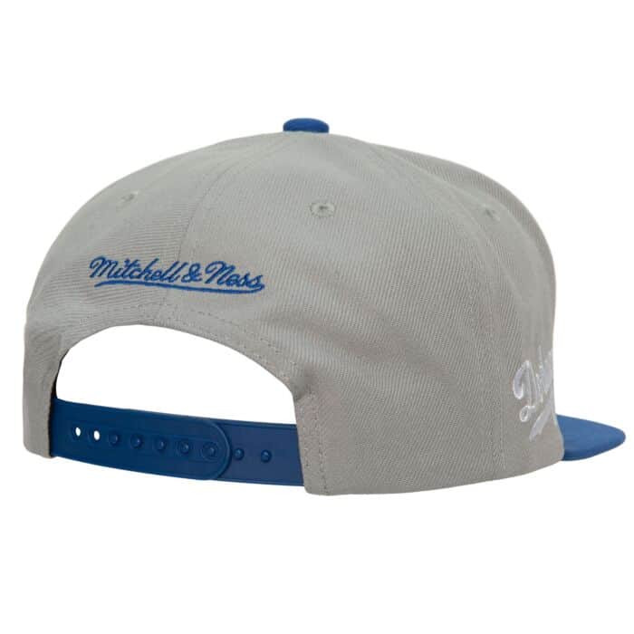 Los Angeles Dodgers MLB Mitchell & Ness Away Snapback Coop - Grey/Blue