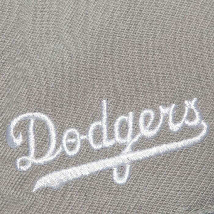 Los Angeles Dodgers MLB Mitchell & Ness Away Snapback Coop - Grey/Blue