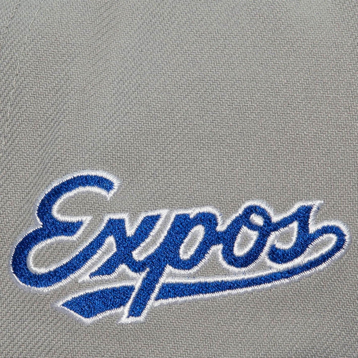 Montreal Expos Mitchell & Ness Away Snapback Coop - Grey/Blue