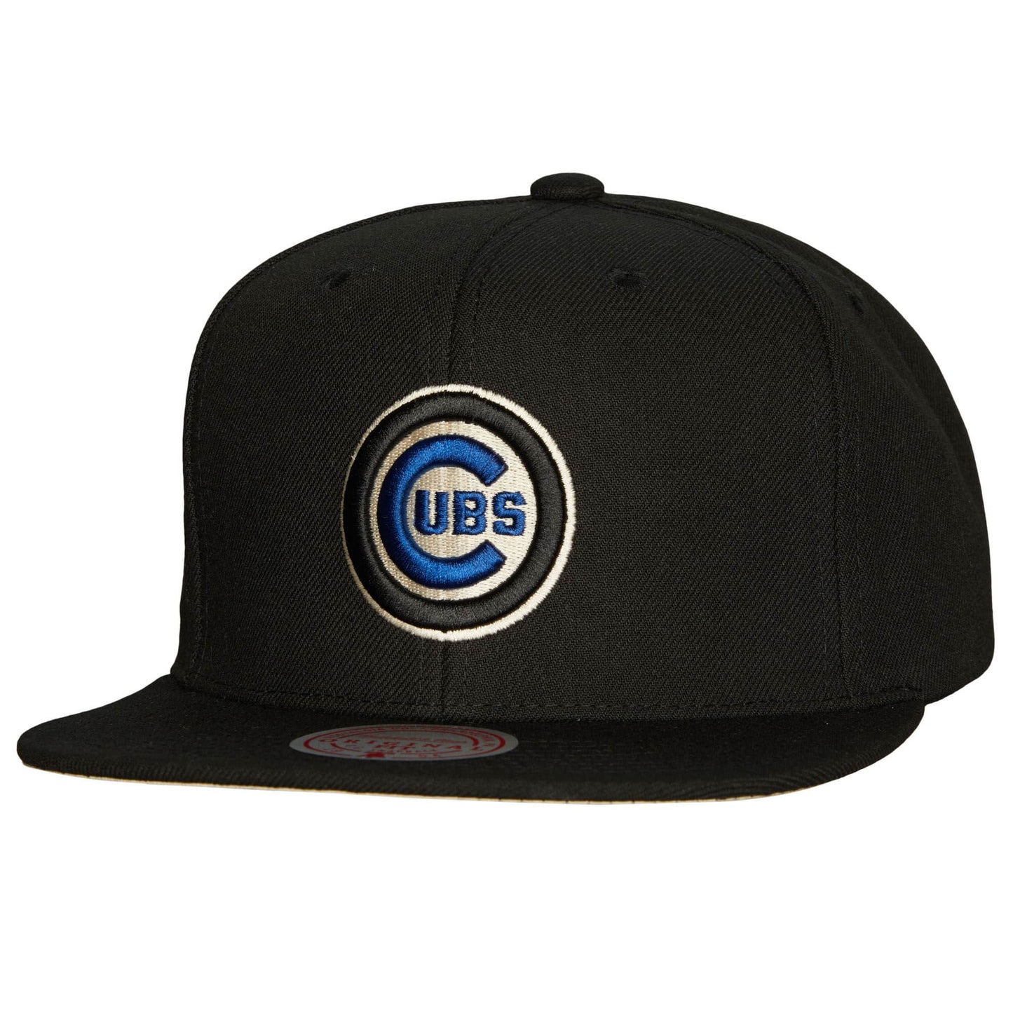 Chicago Cubs MLB Mitchell & Ness Team Classic Snapback Coop - Black
