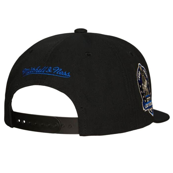 Los Angeles Dodgers MLB Mitchell & Ness Team Classic Snapback Coop - Black