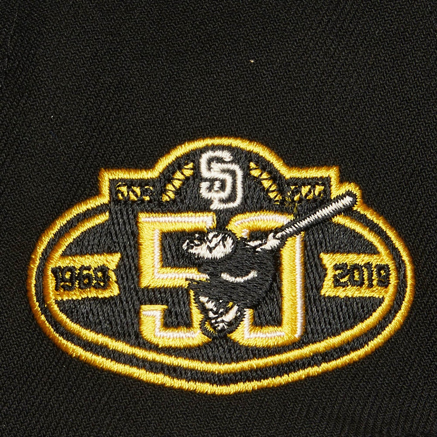 San Diego Padres MLB Mitchell & Ness Team Classic Snapback Coop - Black