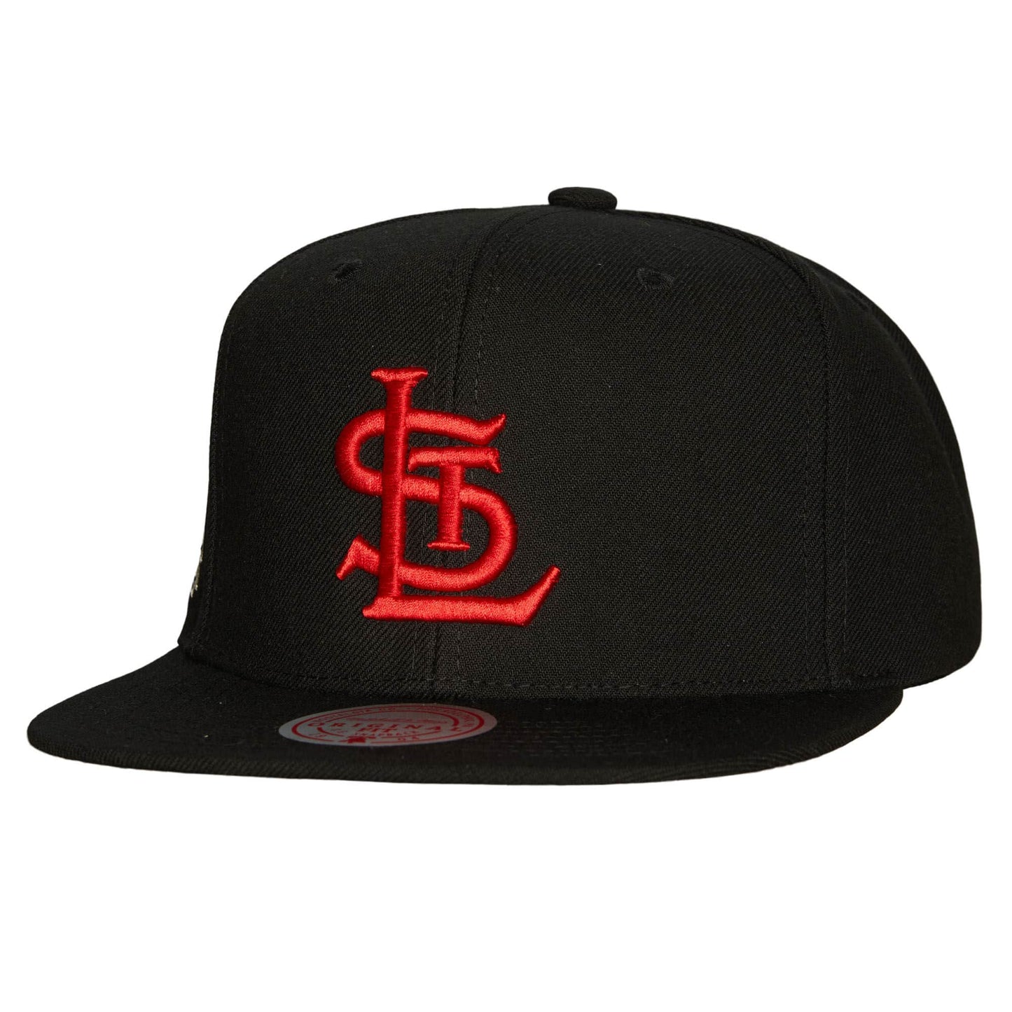 St. Louis Cardinals MLB Mitchell & Ness Team Classic Snapback Coop - Black