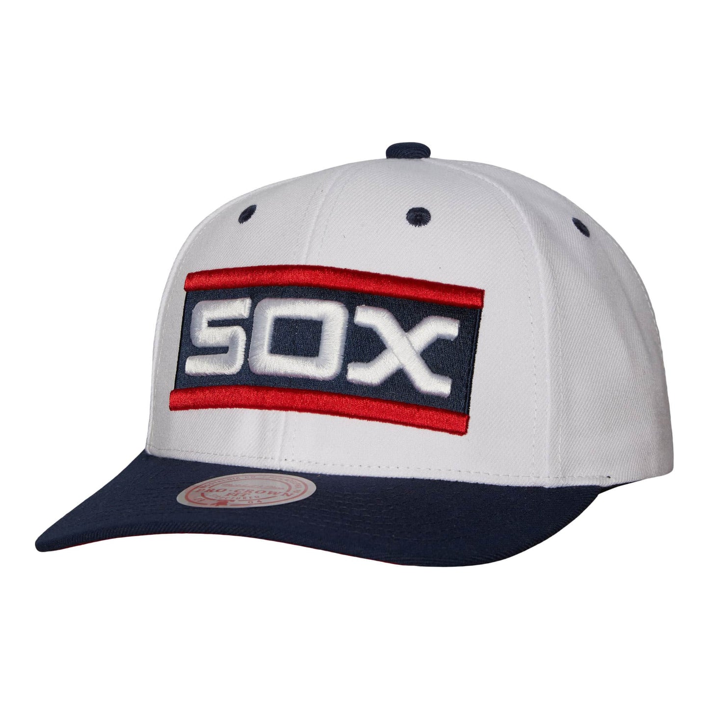 Chicago White Sox MLB Mitchell & Ness Evergreen Pro Snapback Coop - White