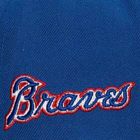 Atlanta Braves MLB Mitchell & Ness Evergreen Snapback Coop - Blue