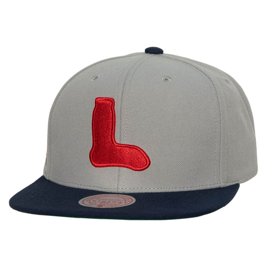 Boston Red Sox MLB Mitchell & Ness Evergreen Snapback Coop - Grey