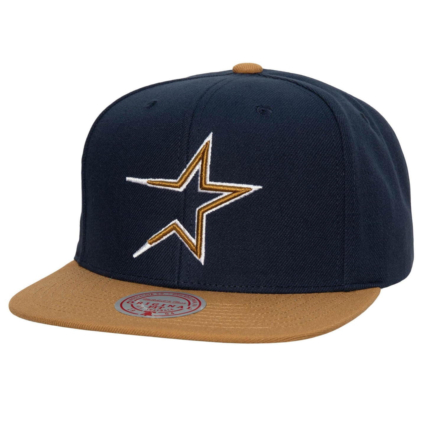 Houston Astros MLB Mitchell & Ness Evergreen Snapback Coop - Navy
