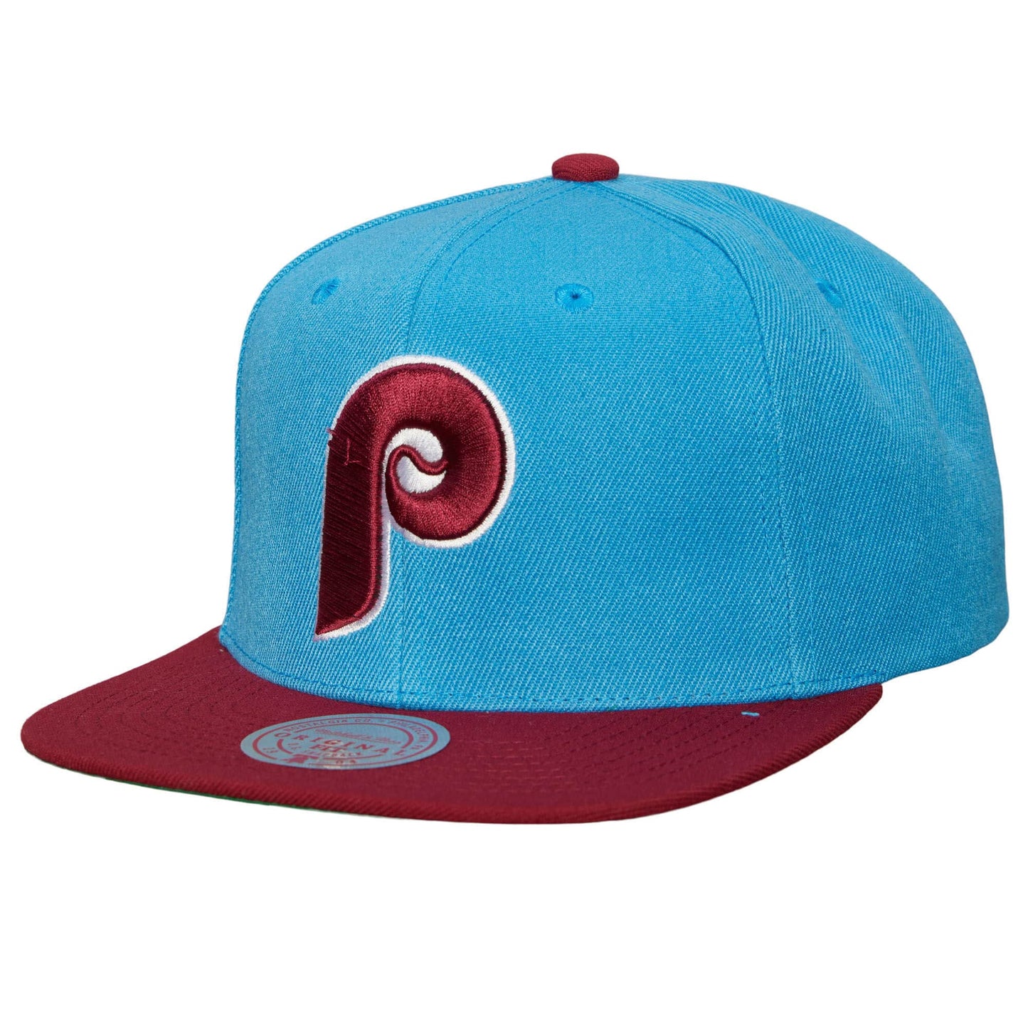 Philadelphia Phillies MLB Mitchell & Ness Evergreen Snapback Coop - Blue