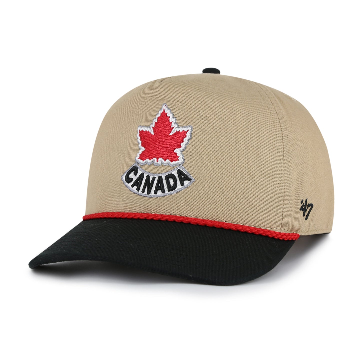 '47 Hockey Canada Sure Shot TT Rope Hitch Adjustable Hat - Brown/Black