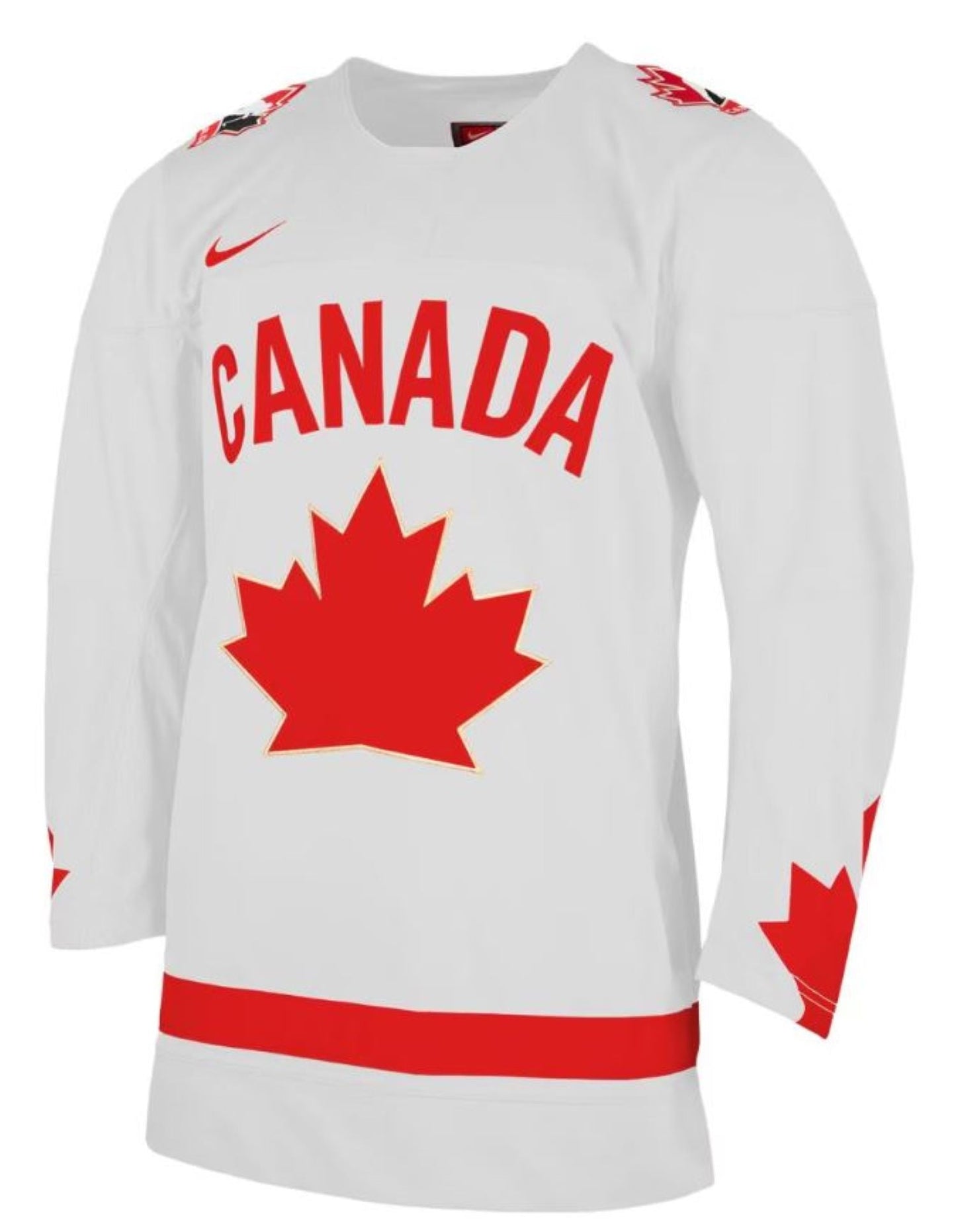 Nike IIHF Hockey Canada 2026 One Leaf Replica Blank Jersey - White