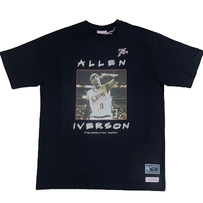 Mitchell & Ness Heavyweight Premium Player Tee NBA Philadelphia 76ers Allen Iverson