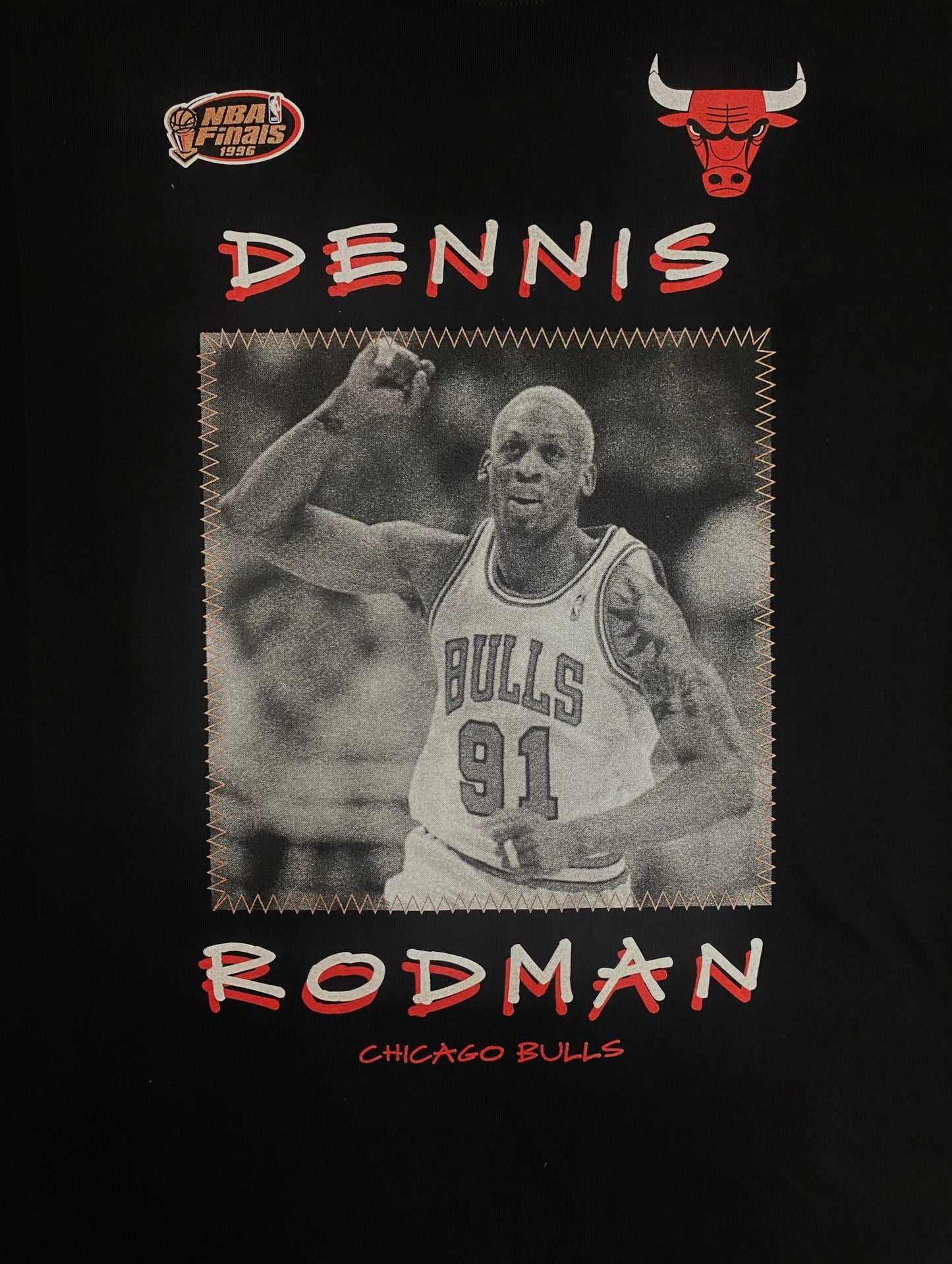 Mitchell & Ness Heavyweight Premium Player Tee NBA Chicago Bulls Dennis Rodman