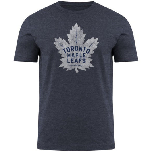 Toronto Maple Leafs NHL Primary Logo (Distressed) T-Shirt - Navy