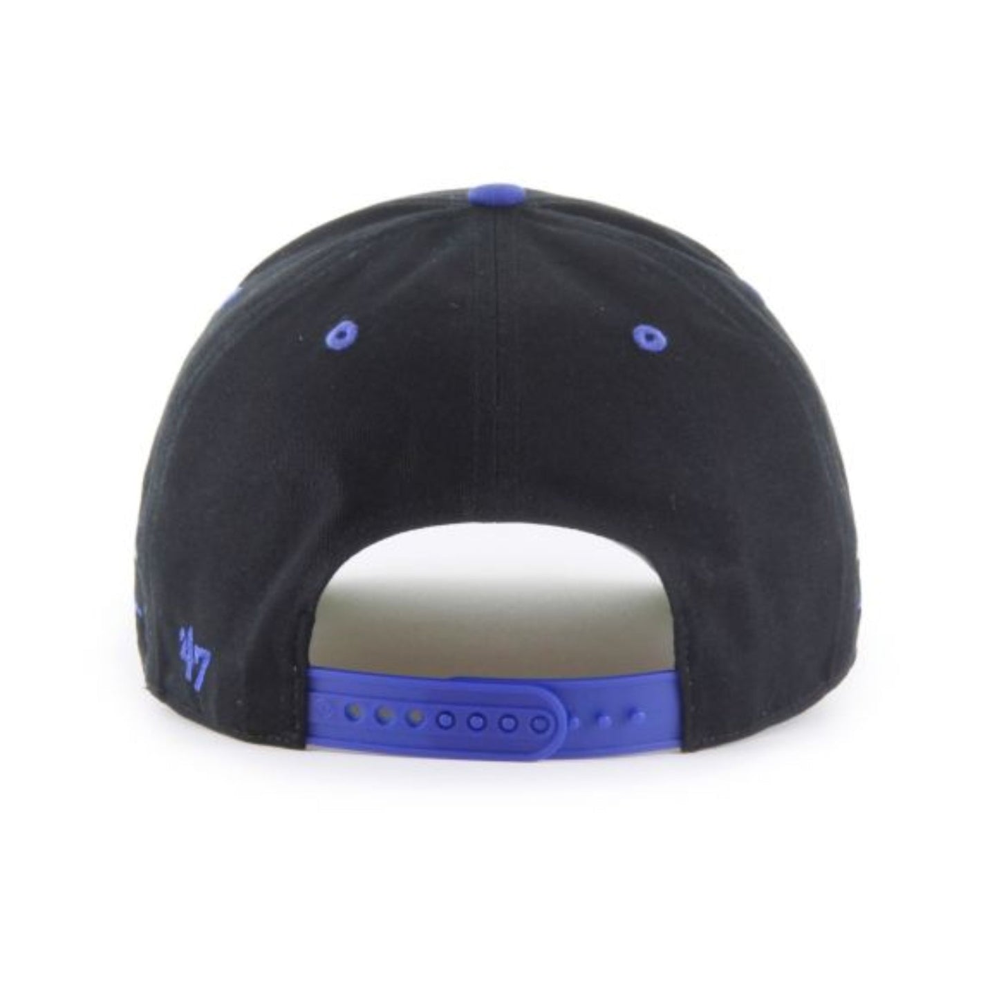 '47 NHL Toronto Maple Leafs Diamond Cut Hitch Snapback Hat - Black/Blue
