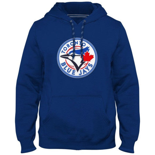 Toronto Blue Jays MLB Express Twill Logo Hoodie - Royal Blue