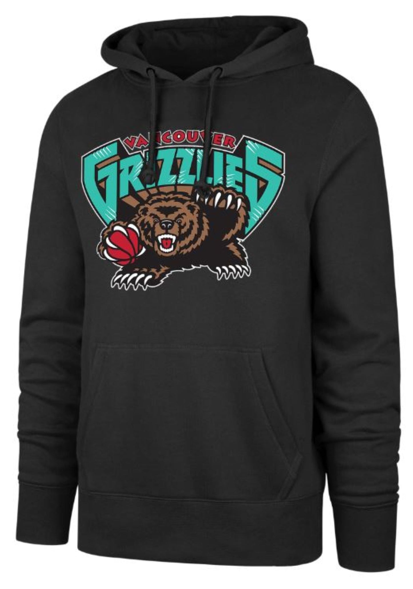 47 NBA Vancouver Grizzlies Vintage Imprint Logo Fleece Hoodie - Black