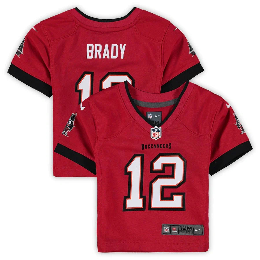 Infant Nike Tom Brady Red Tampa Bay Buccaneers - Game Jersey