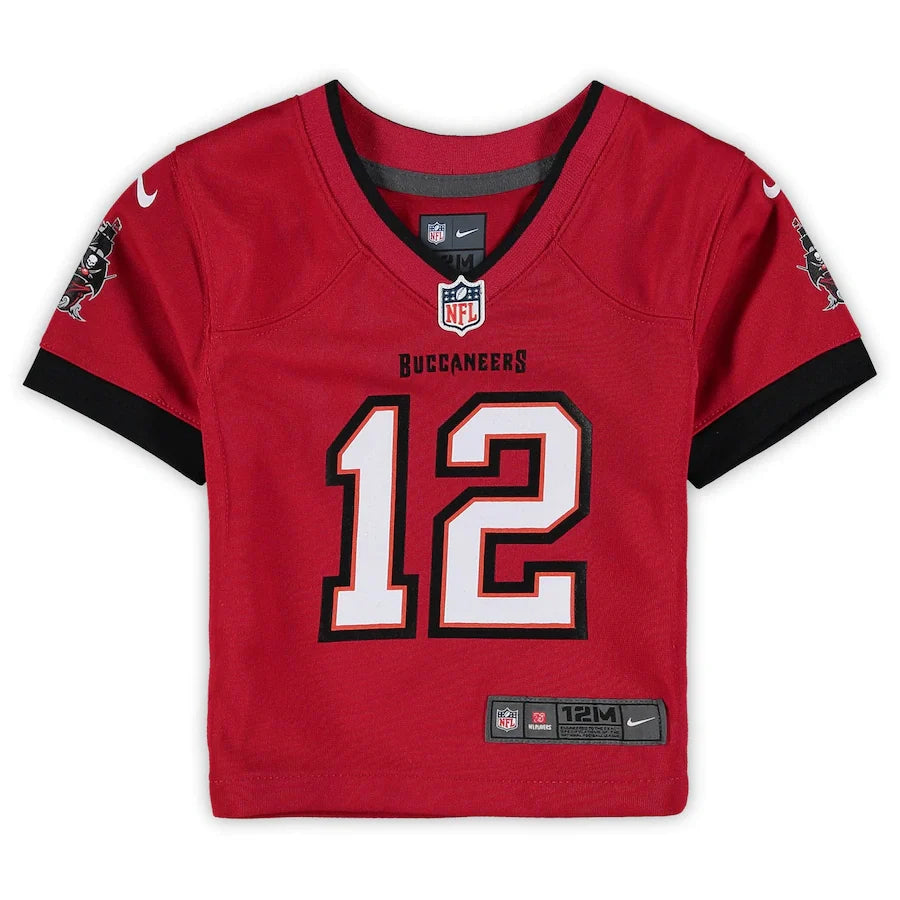 Infant Nike Tom Brady Red Tampa Bay Buccaneers - Game Jersey