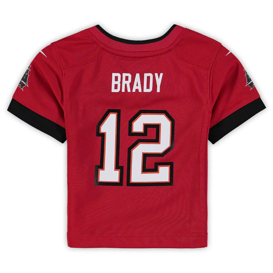 Infant Nike Tom Brady Red Tampa Bay Buccaneers - Game Jersey