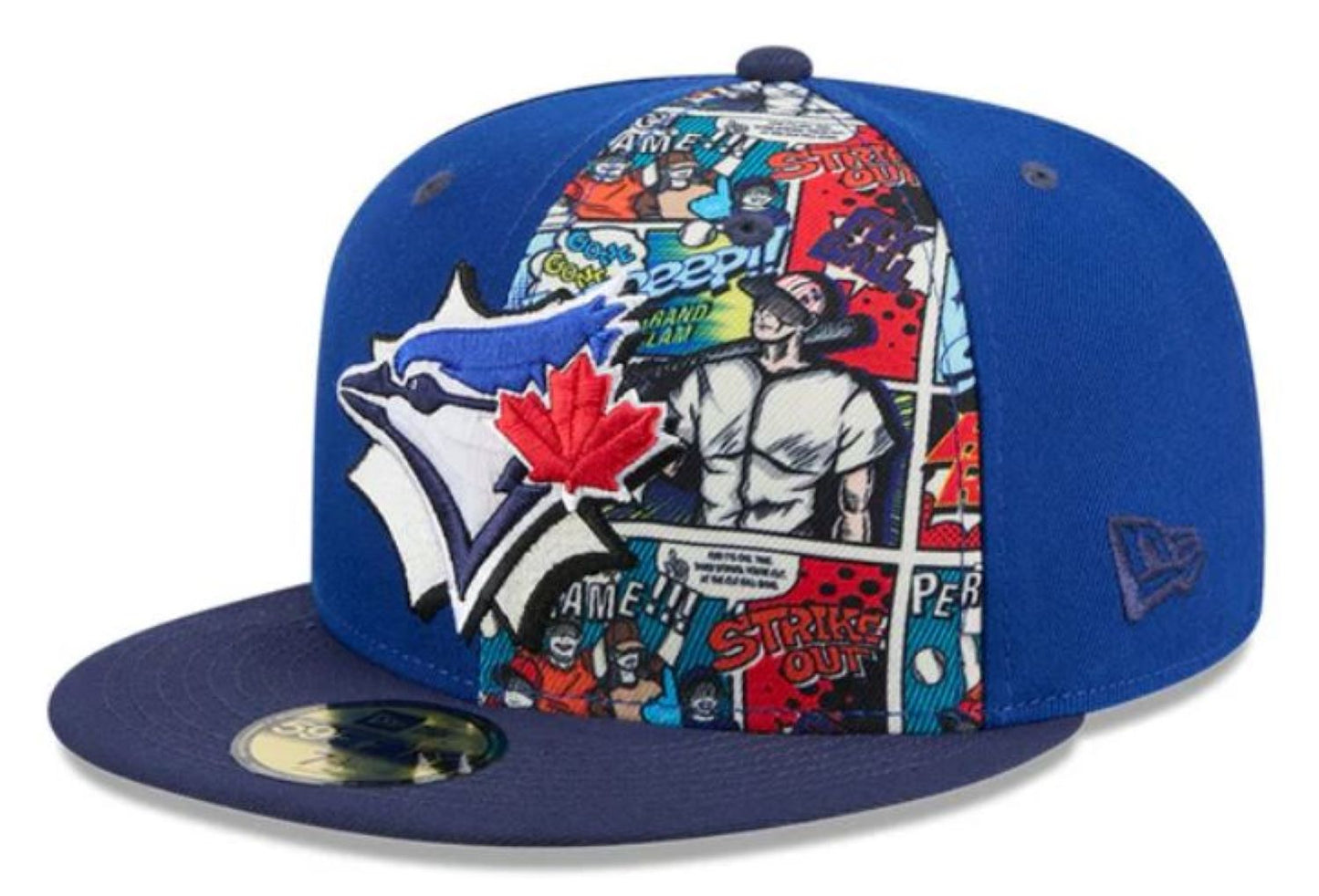 New Era 59FIFTY MLB Toronto Blue Jays 2025 Diamond Hero Edition Two Tone Fitted Hat - Blue