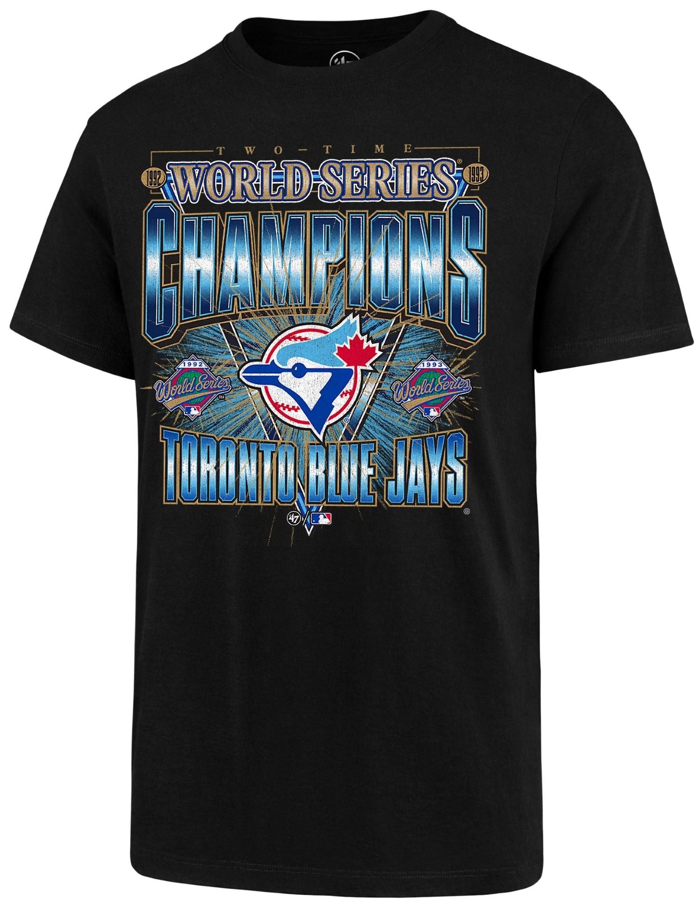 47 MLB Toronto Blue Jays Win Streak T-Shirt - Black
