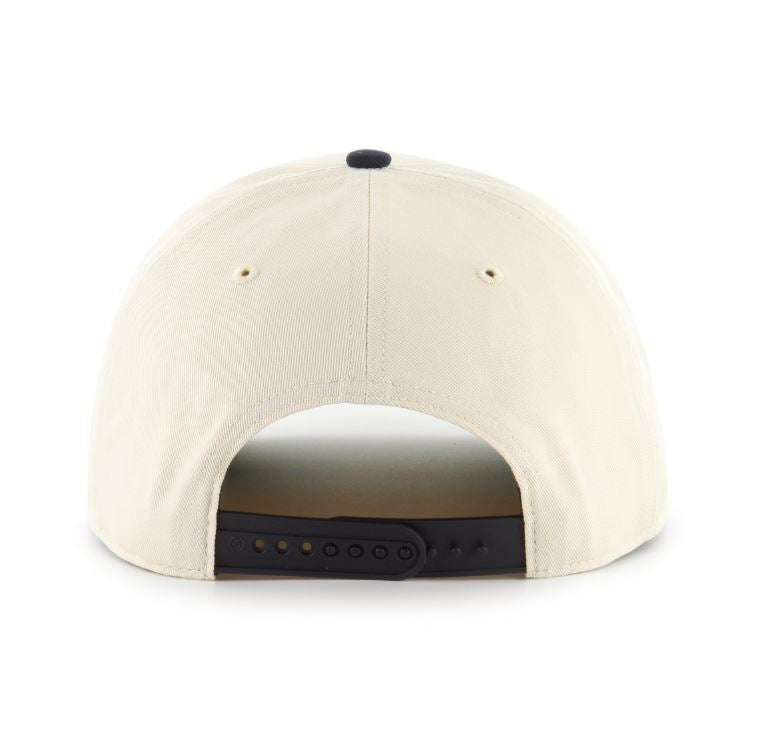 '47 NHL Winnipeg Jets Natural Rope TT Hitch Adjustable Snapback Hat - Beige/Navy