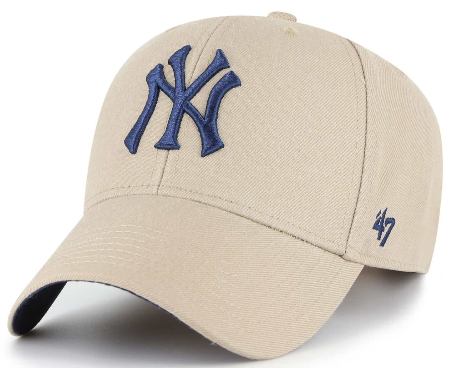 '47 MVP MLB New York Yankees Sure Shot Adjustable Snapback Hat - Khaki