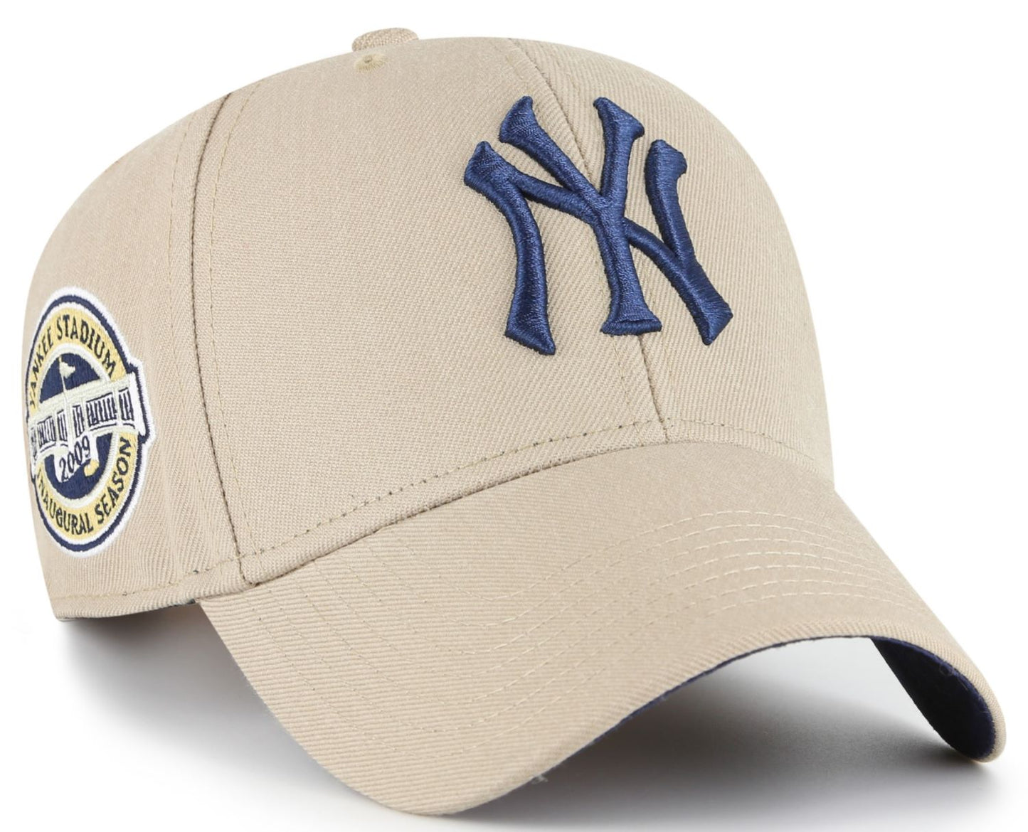 '47 MVP MLB New York Yankees Sure Shot Adjustable Snapback Hat - Khaki