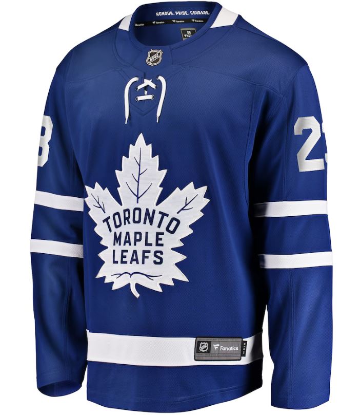 Fanatics Men's NHL Matthew Knies Toronto Maple Leafs Blue Premier Home Breakaway Player Jersey