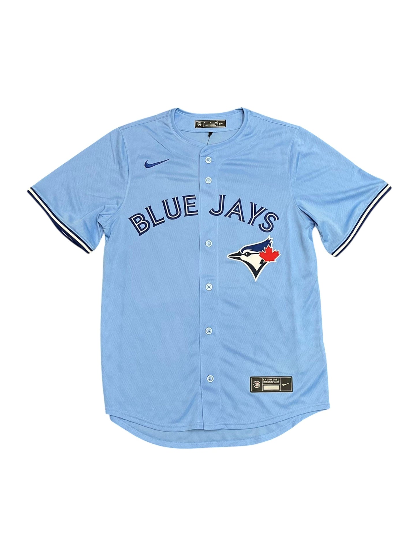 Nike Men's MLB Toronto Blue Jays Guerrero #27 Alternate Limited Powder Blue Jersey - Stitched Letters