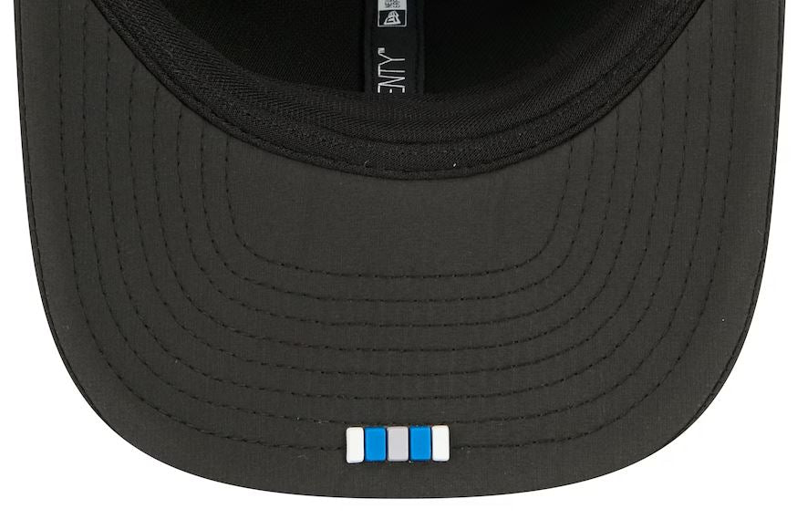 New Era NFL Detroit Lions 2025 Sideline 9SEVENTY Trucker Adjustable Hat - Black