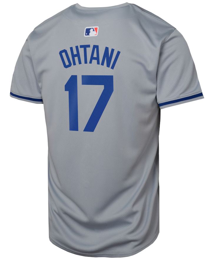 Nike MLB Los Angeles Dodgers Shohei Ohtani Away Limited Player Jersey - Grey