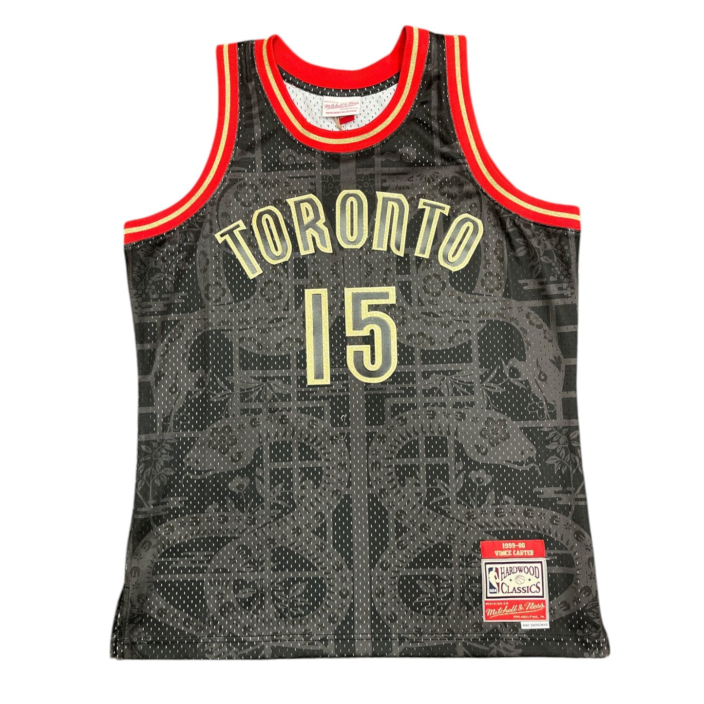 Mitchell & Ness NBA Toronto Raptors Vince Carter #15 1999-00 Lunar New Year HWC Swingman Jersey - Grey