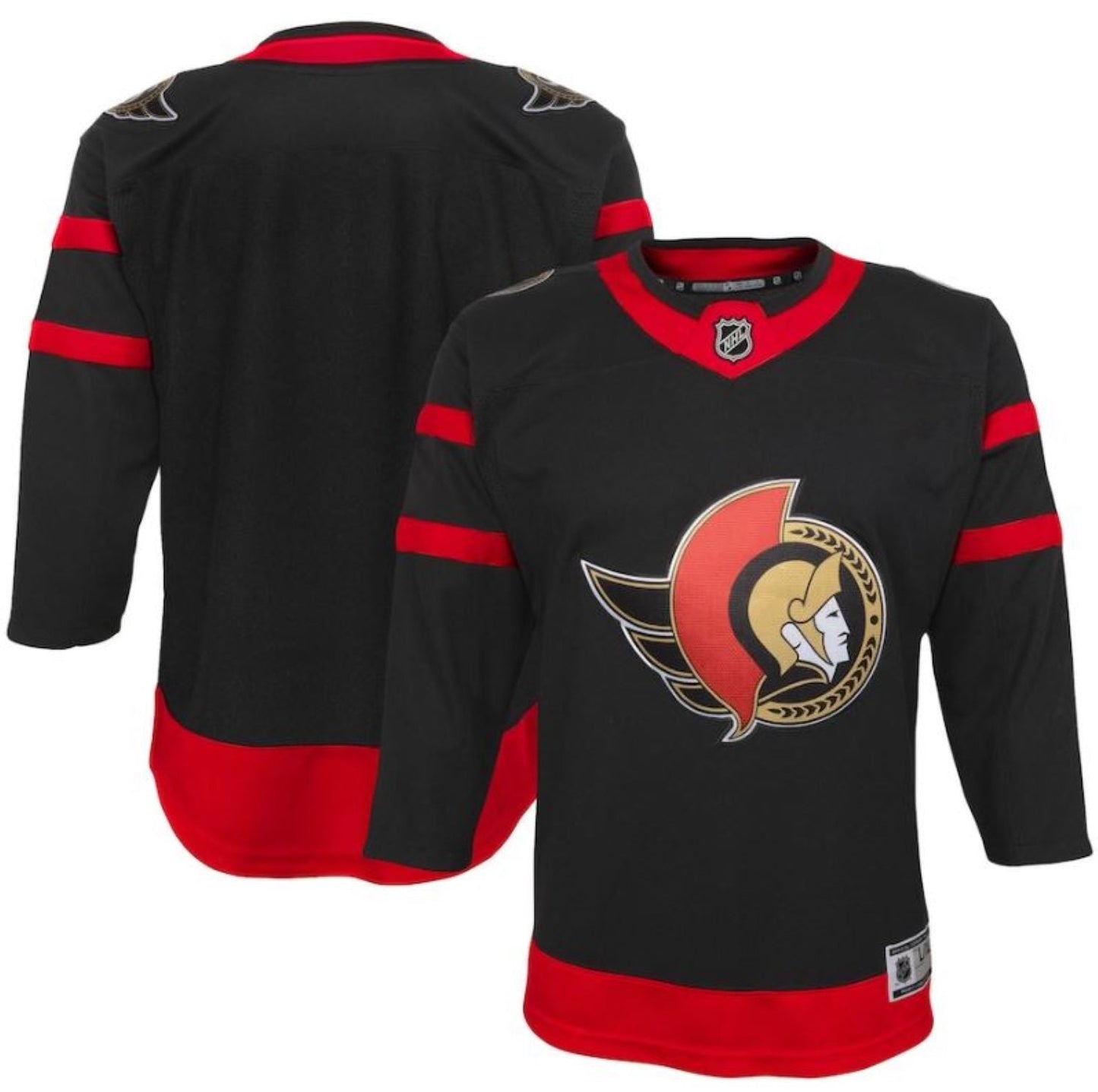 NHL Youth Ottawa Senators Home Premier Jersey - Black