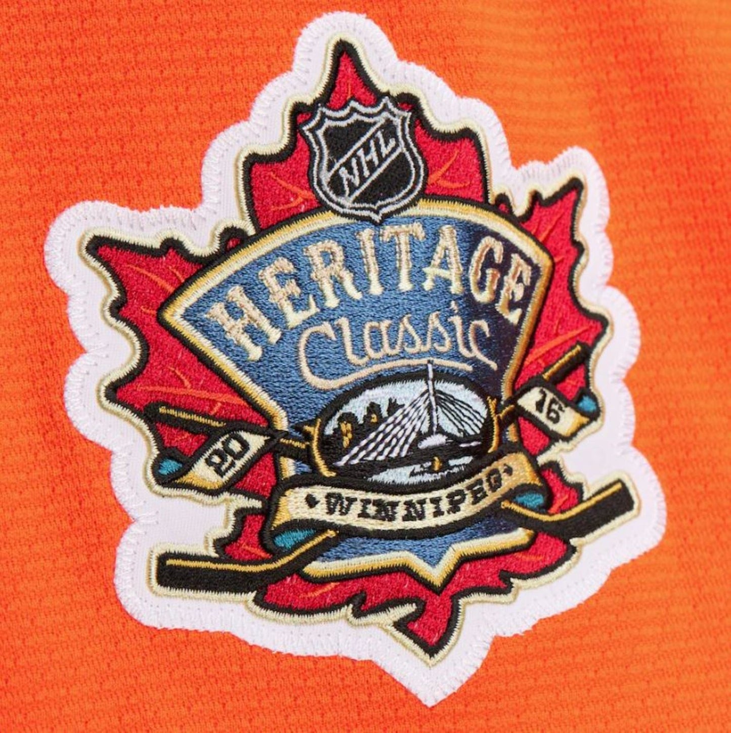 Mitchell & Ness NHL Edmonton Oilers Connor McDavid #97 2016 Heritage Power Play Jersey - Orange